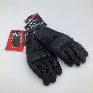 Alpinestars Mustang V2 Road Sport Leather Motorcycle Gloves Black Mens XL NWT